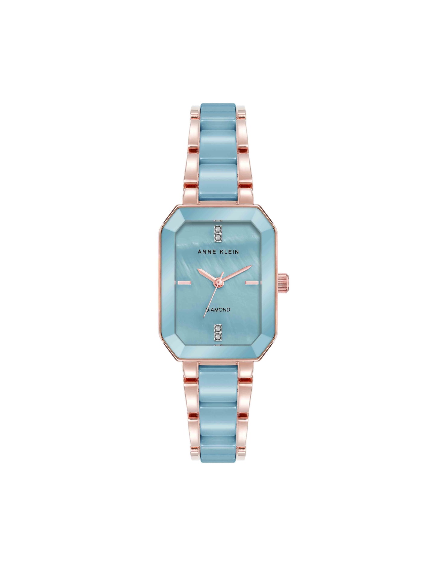 Anne Klein Octagonal Shaped Ceramic Bracelet Watch
