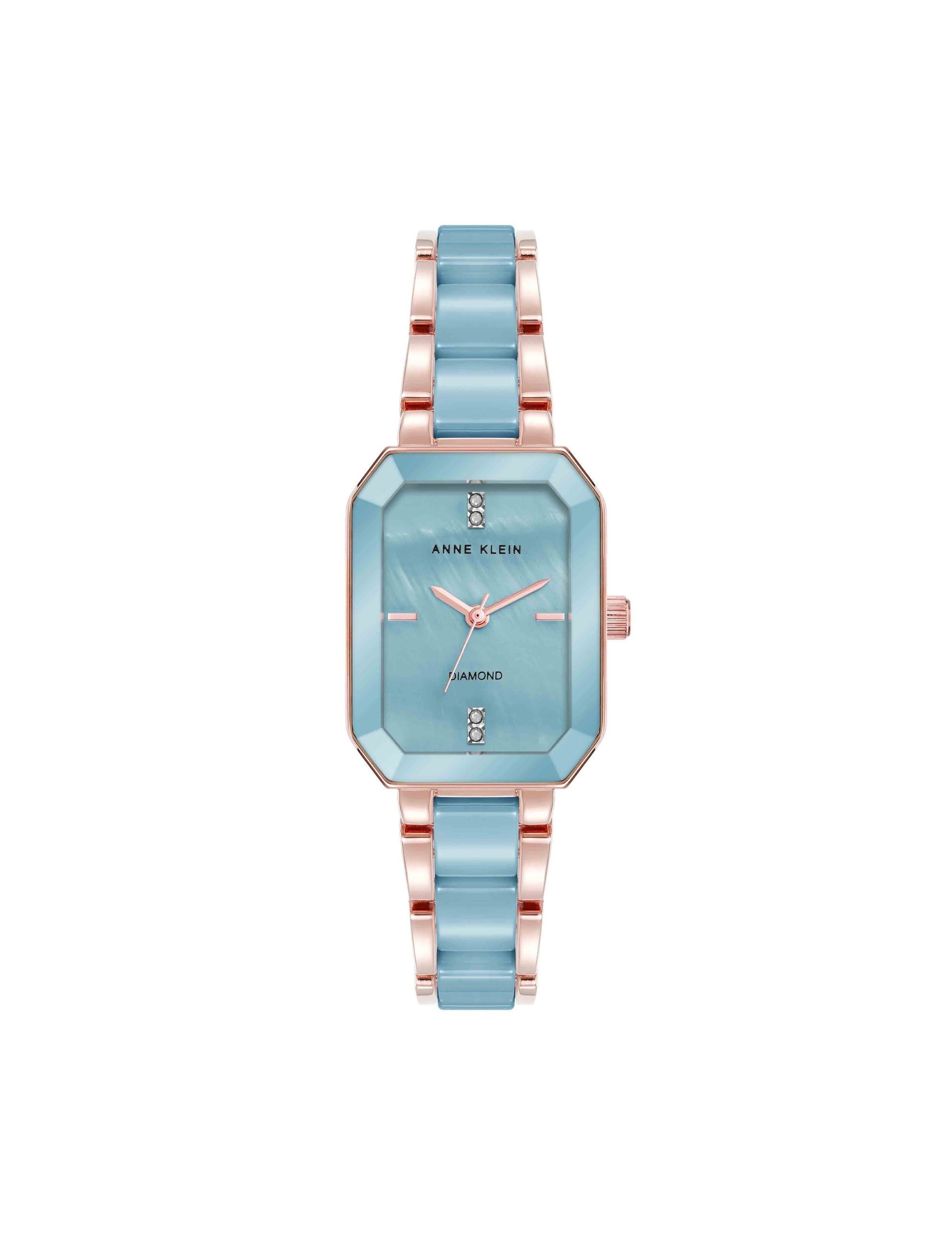 Anne Klein Octagonal Shaped Ceramic Bracelet Watch
