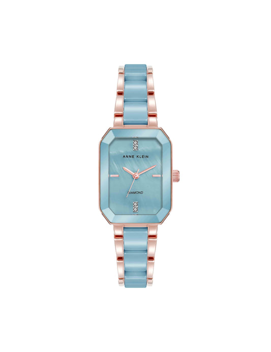 Anne Klein Octagonal Shaped Ceramic Bracelet Watch