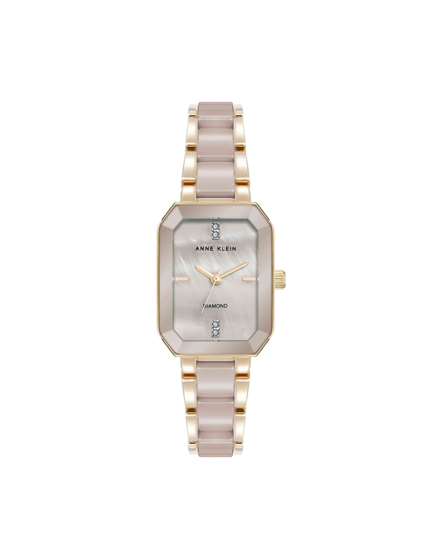 Anne Klein Octagonal Shaped Ceramic Bracelet Watch