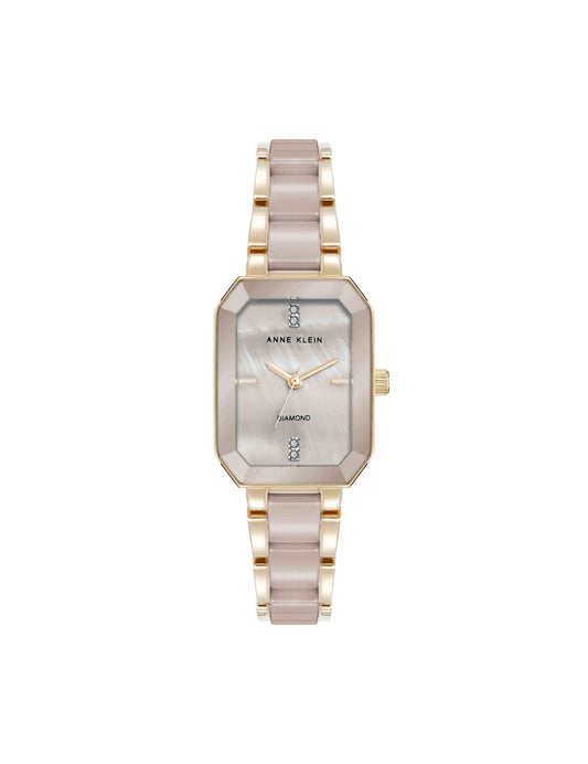 Anne Klein Octagonal Shaped Ceramic Bracelet Watch