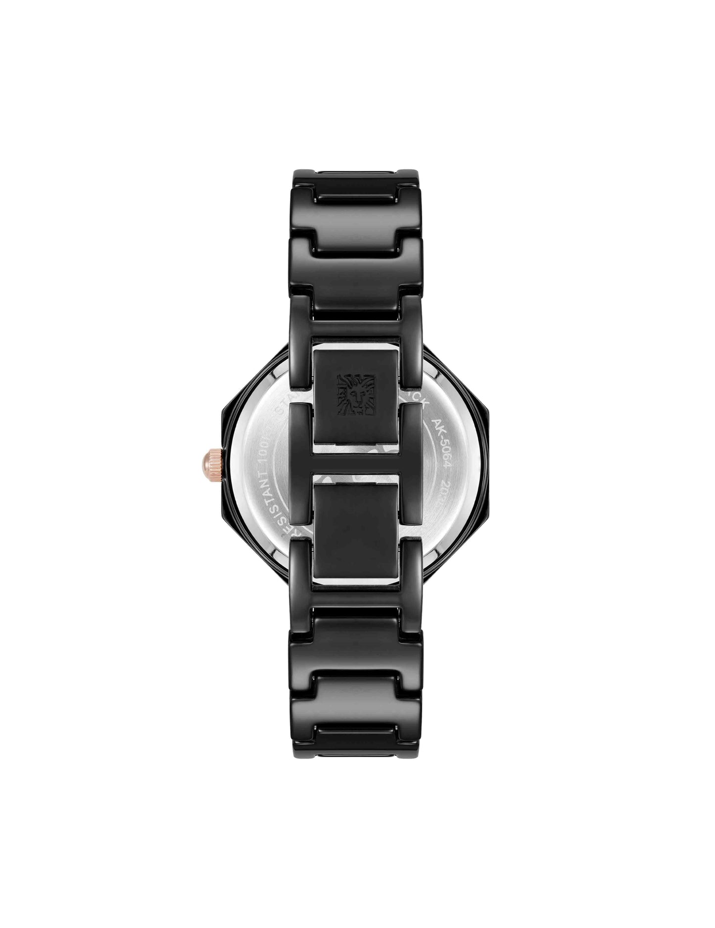 Anne Klein Octagonal Ceramic Diamond Dial Bracelet Watch
