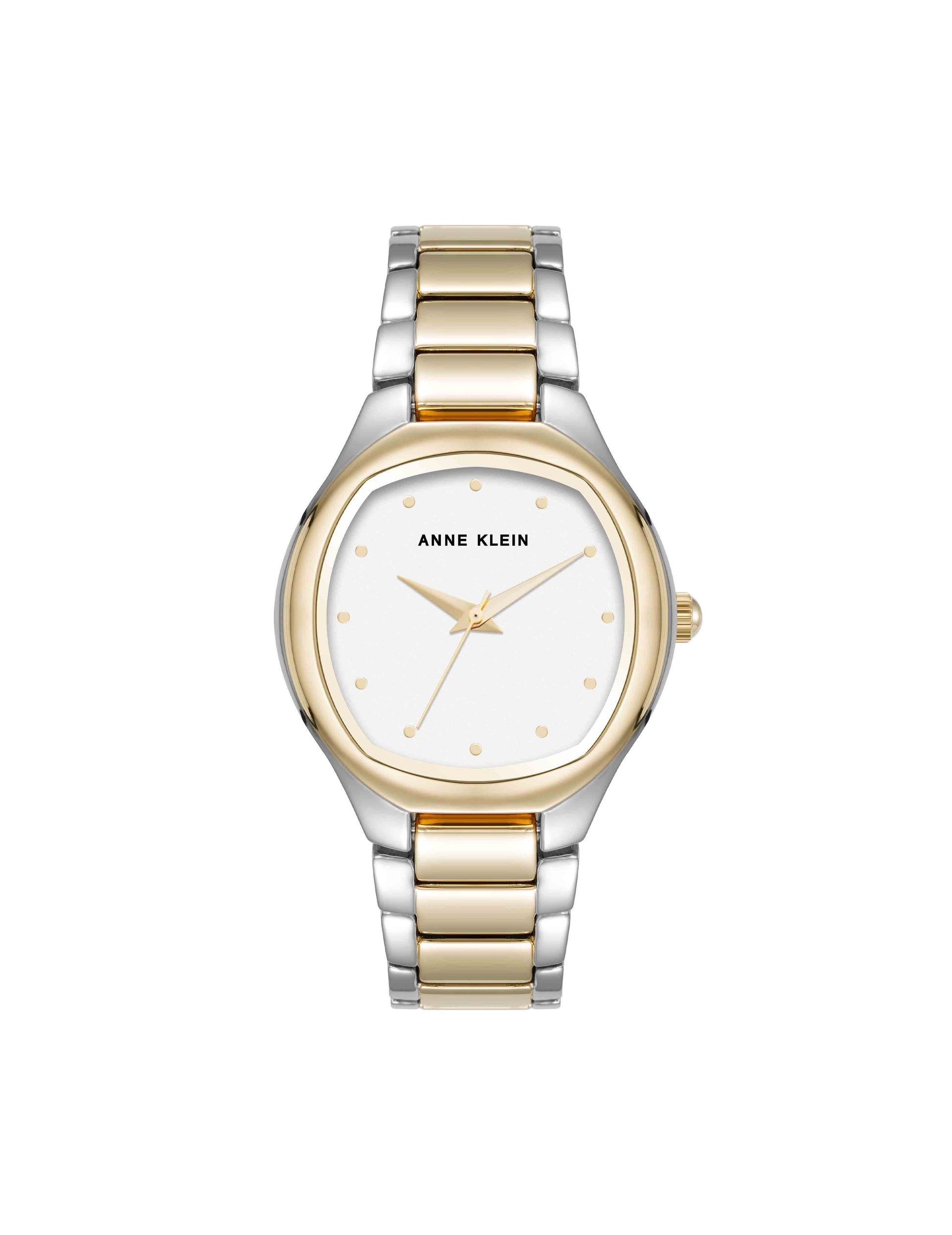 Anne Klein Cushion Case Metal Bracelet Watch