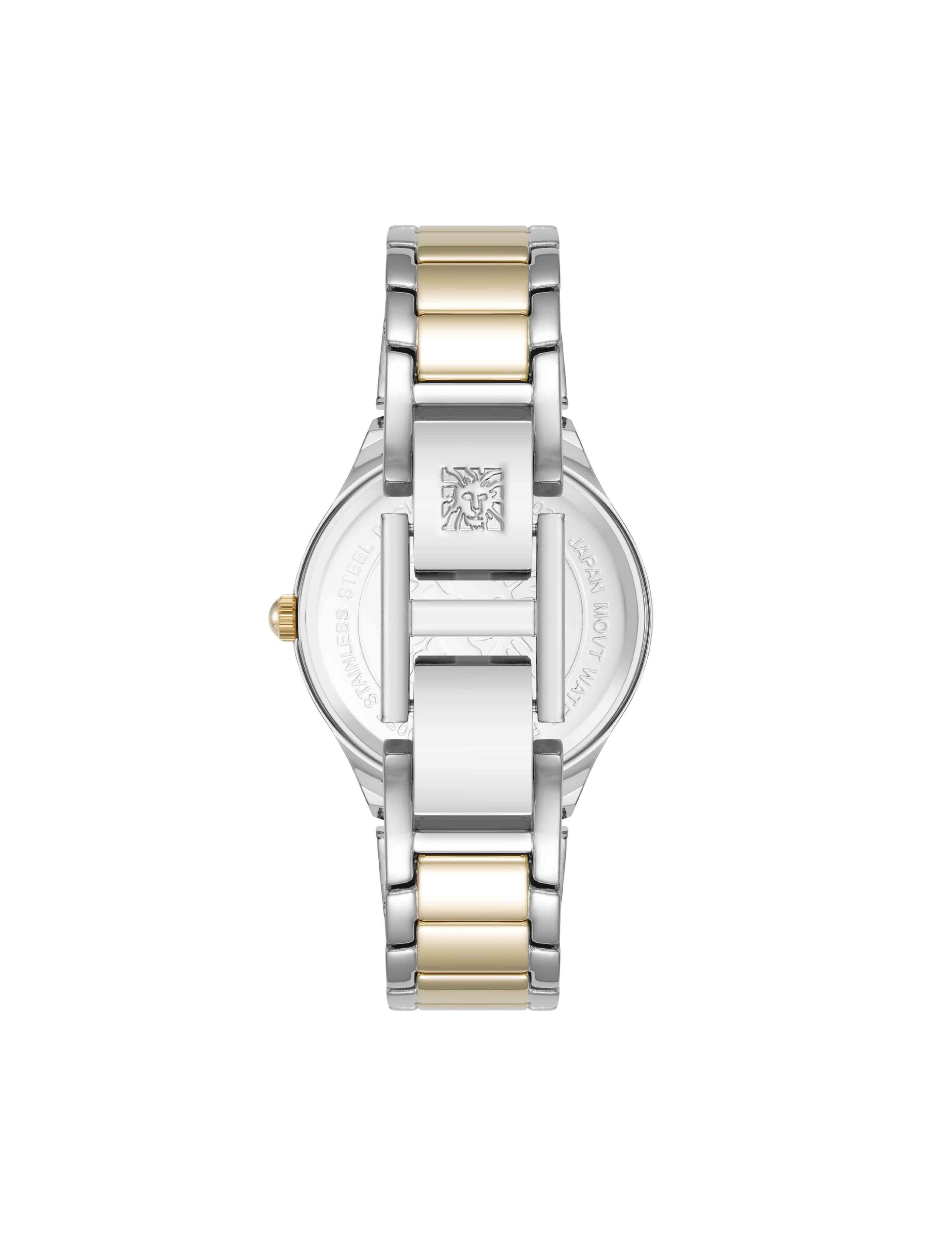 Anne Klein Cushion Case Metal Bracelet Watch