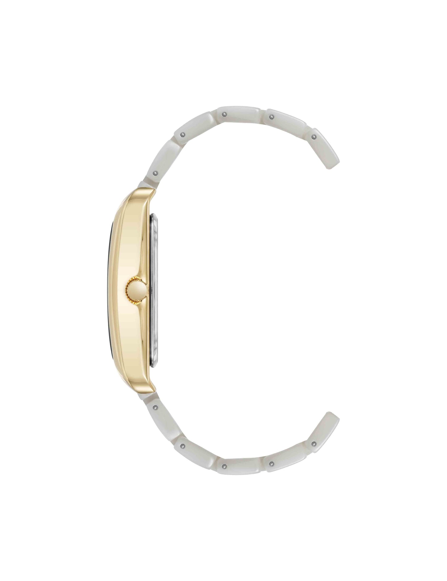Anne Klein Delicate Rectangular Acetate Link Bracelet Watch