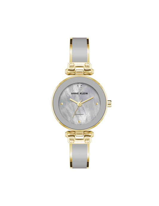 Anne Klein Diamond Accent Bangle Watch