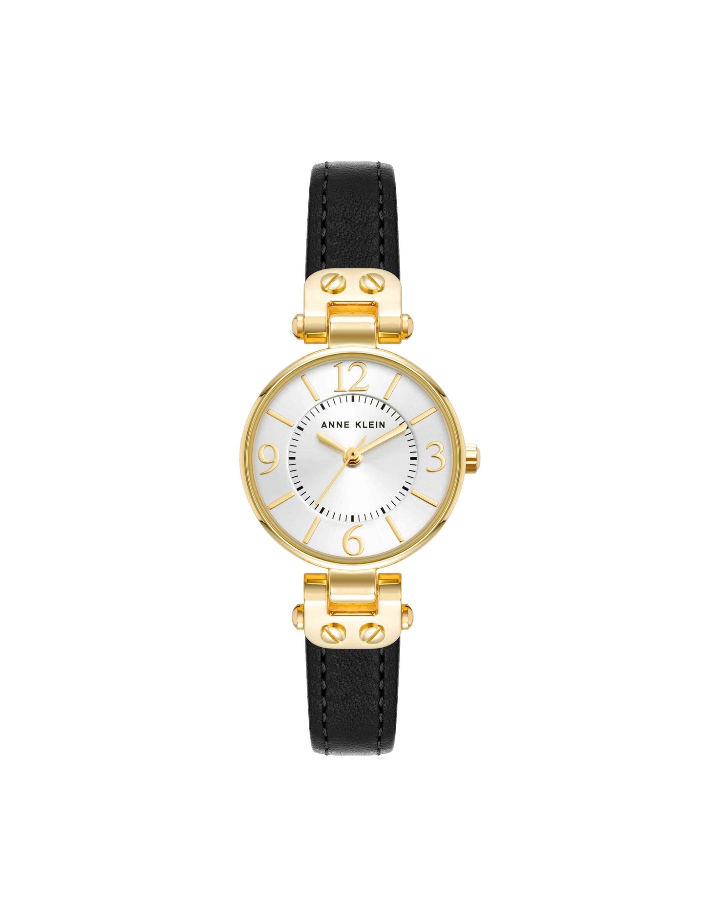 Anne Klein Essential Leather Strap Watch