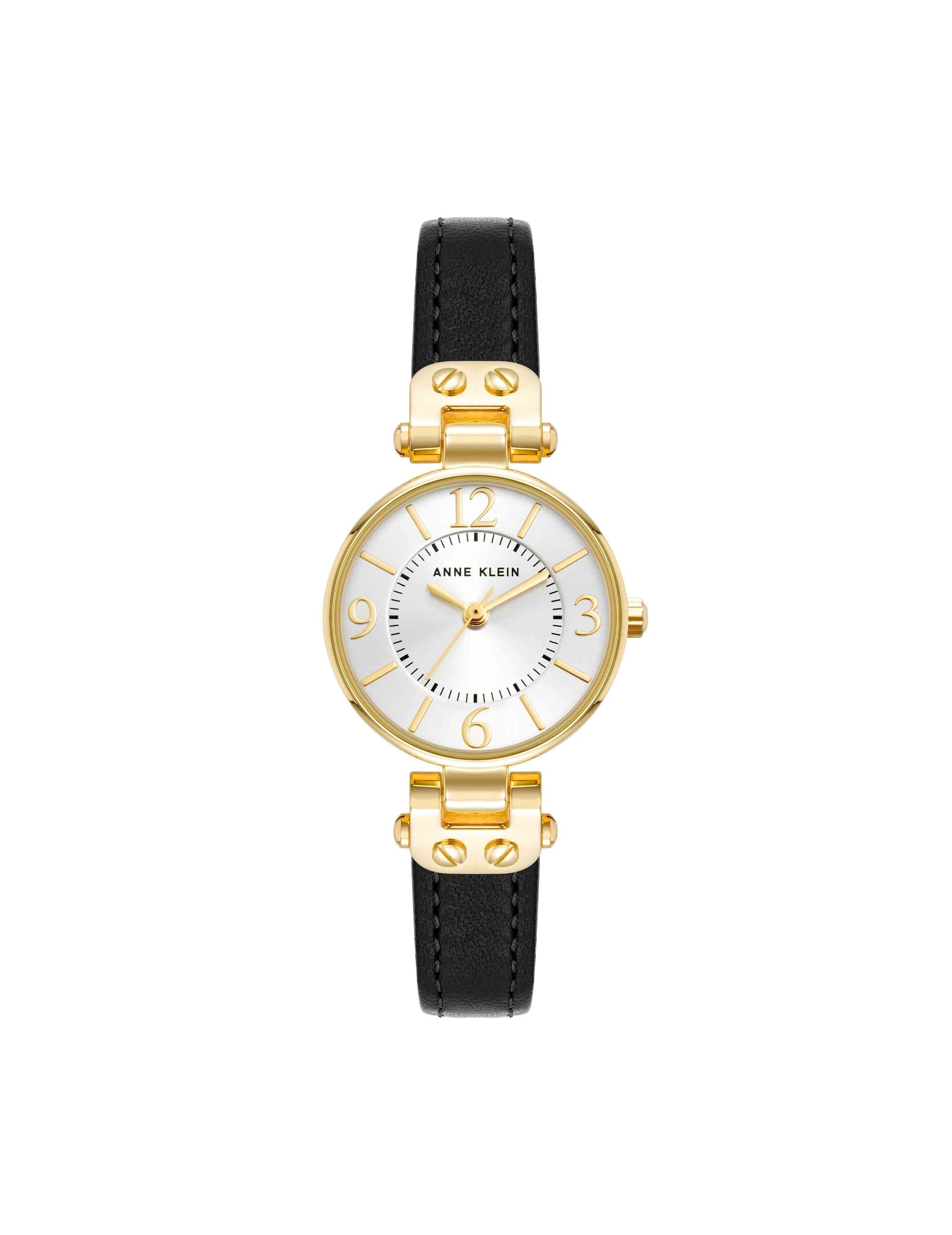 Anne Klein Essential Leather Strap Watch