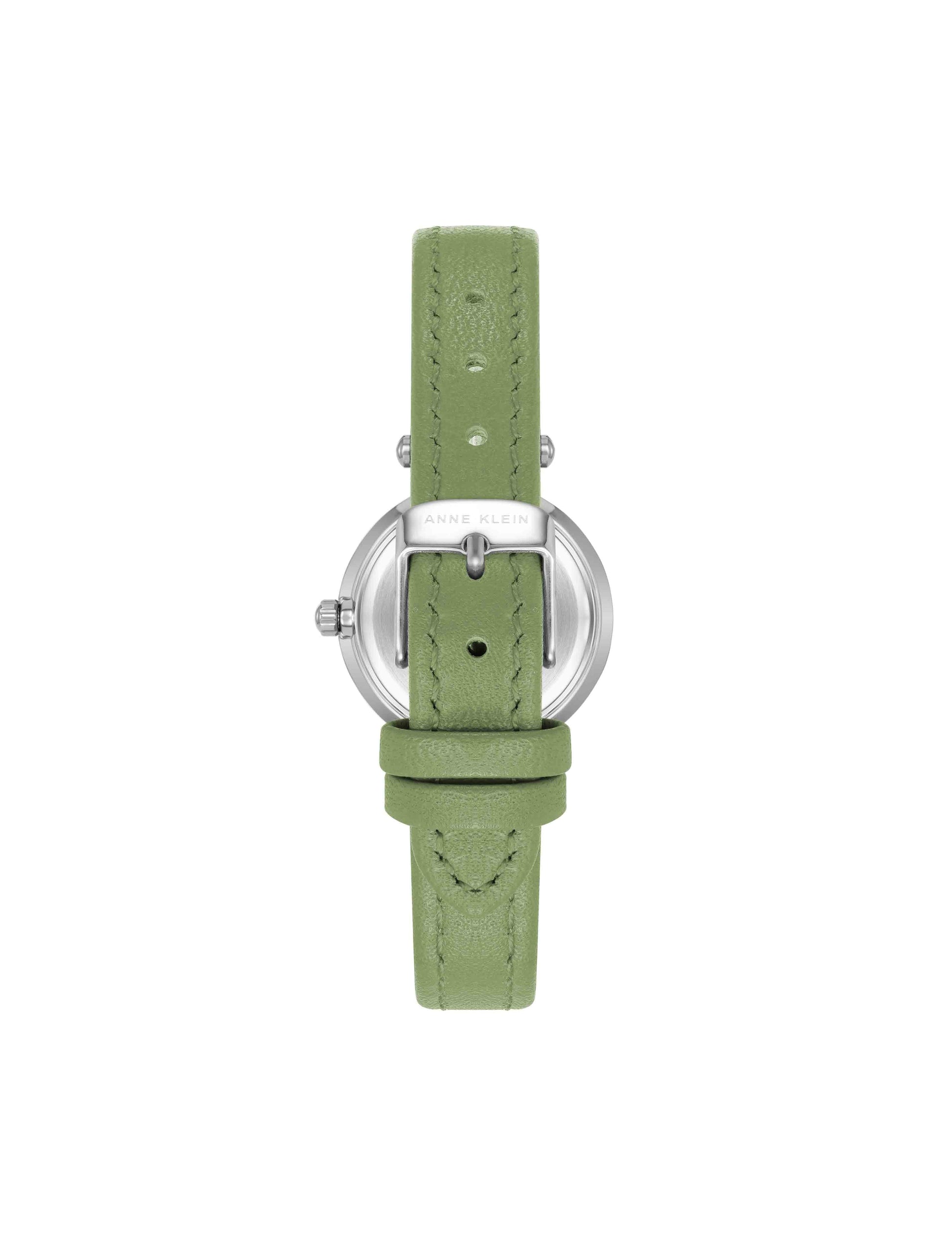 Anne Klein Sustainable Leather Strap Watch