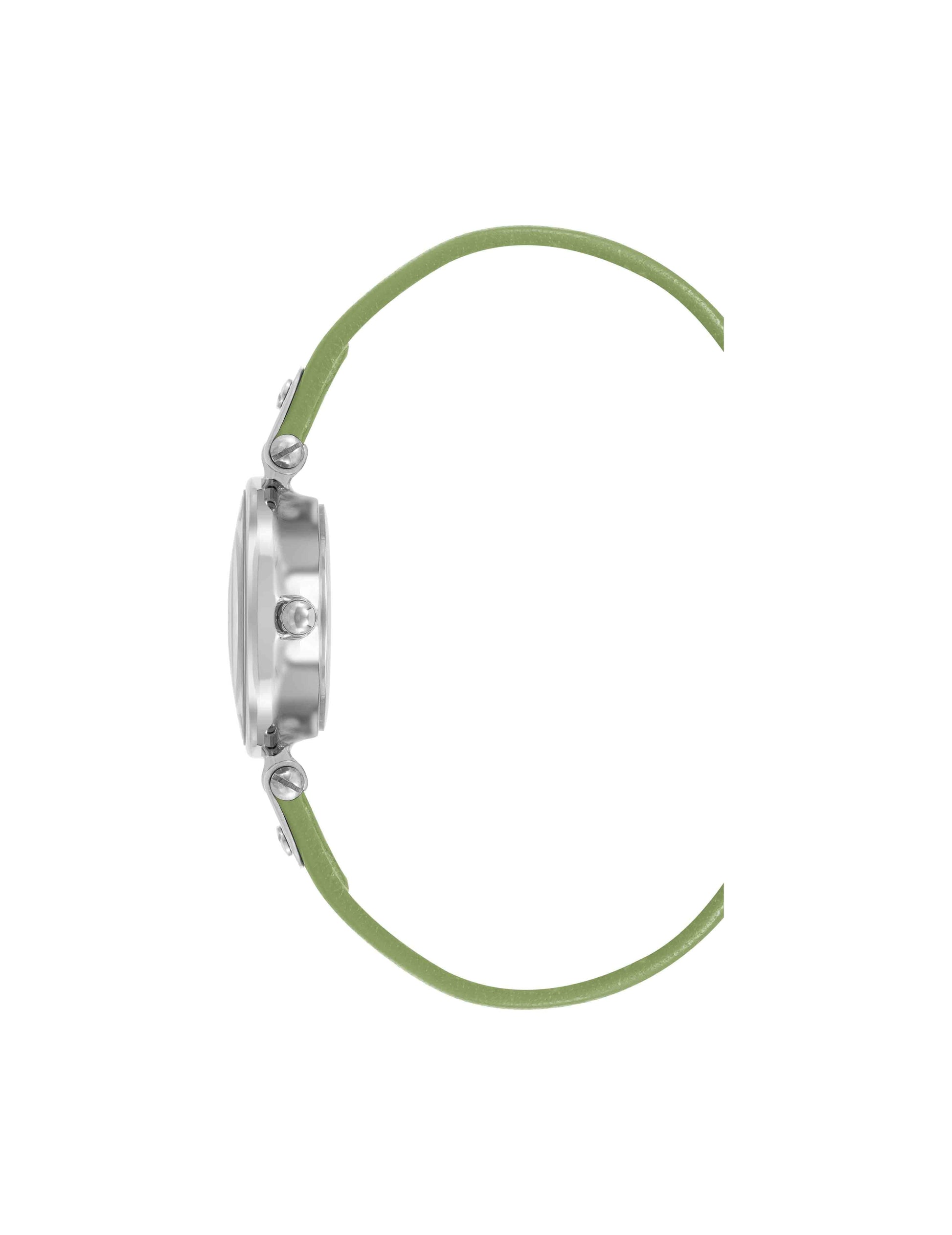 Anne Klein Sustainable Leather Strap Watch