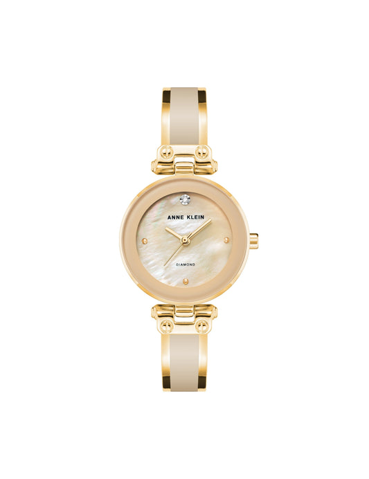 Anne Klein Diamond Accent Bracelet Watch