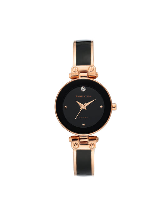 Anne Klein Diamond Accent Watch Bangle