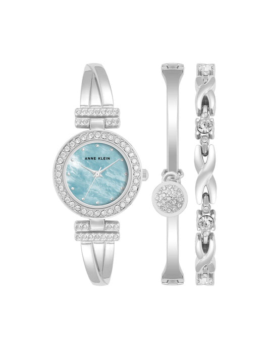 Anne Klein Watch & Bracelet Set