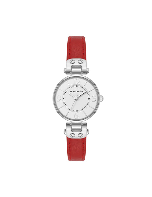 Anne Klein Leather Strap Essential Watch