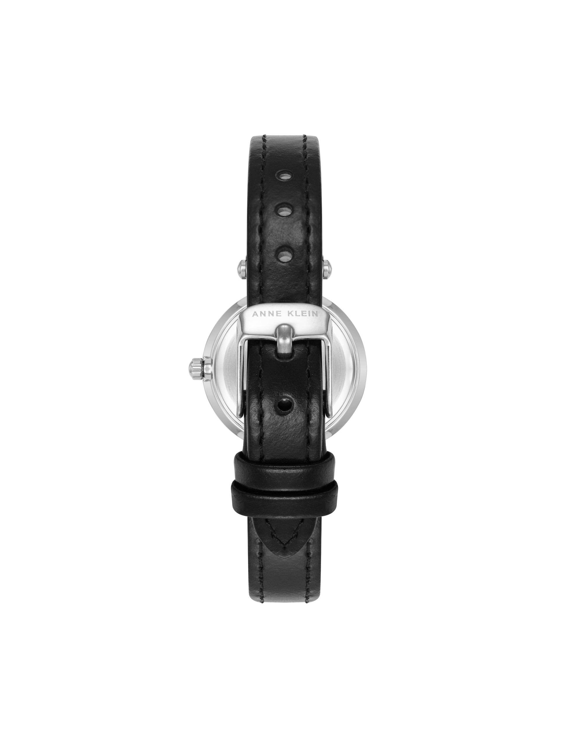 Anne Klein Essential Leather Strap Watch