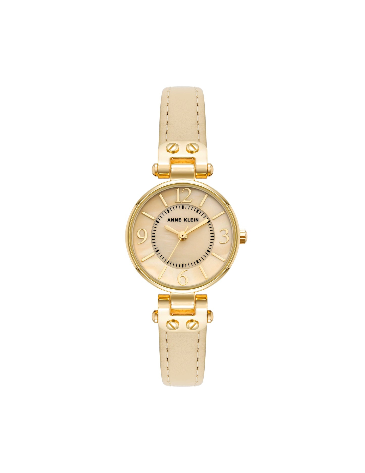 Anne Klein Essential Leather Strap Wristwatch