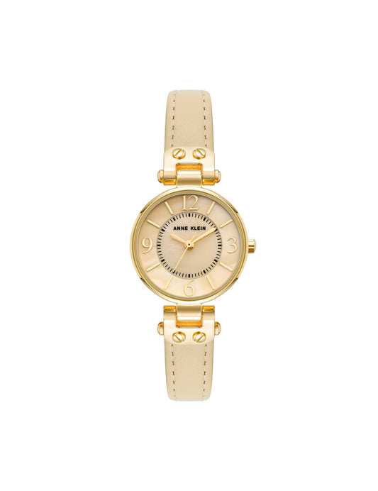 Anne Klein Essential Leather Strap Wristwatch