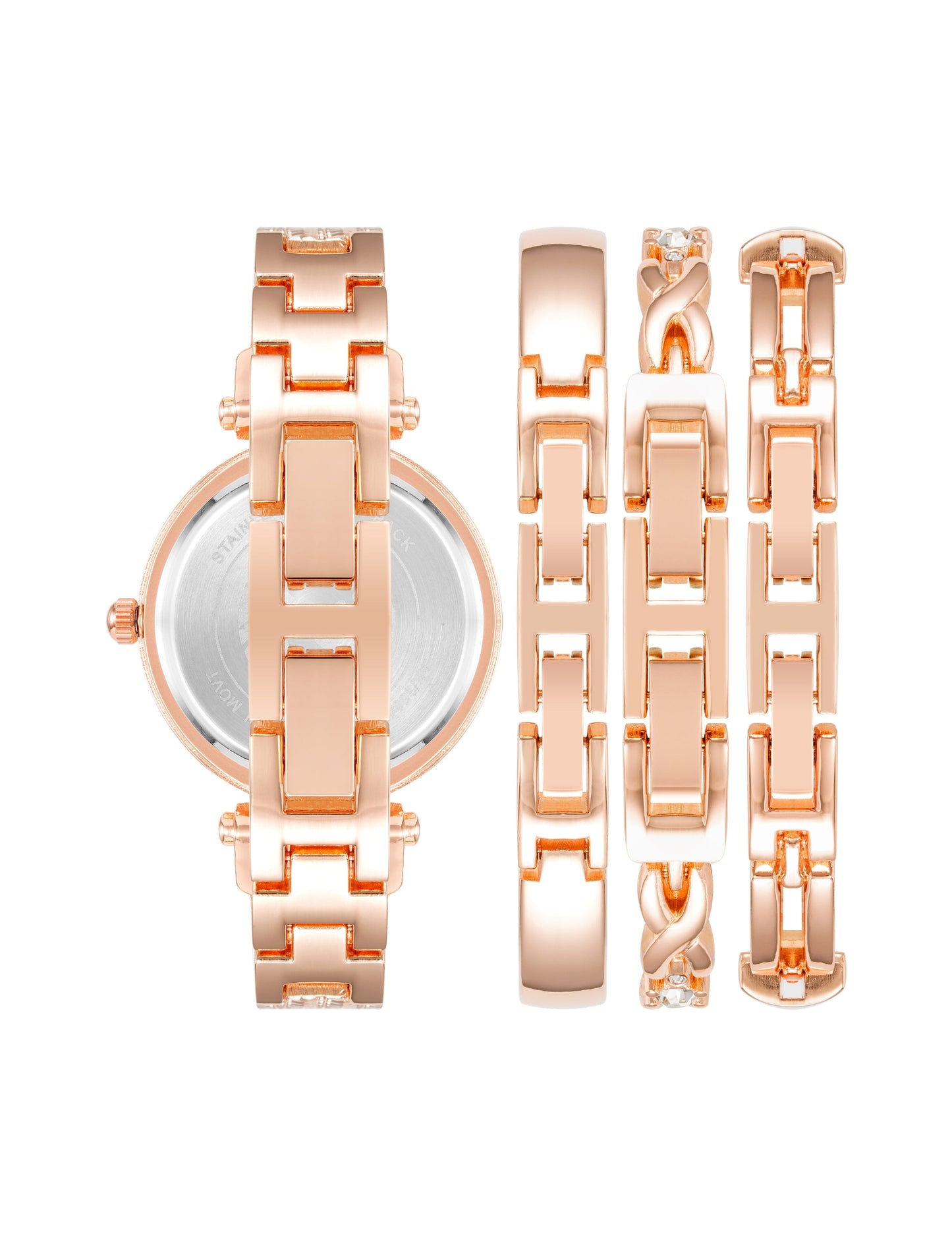 Anne Klein Showstopper Watch & Bracelet Set