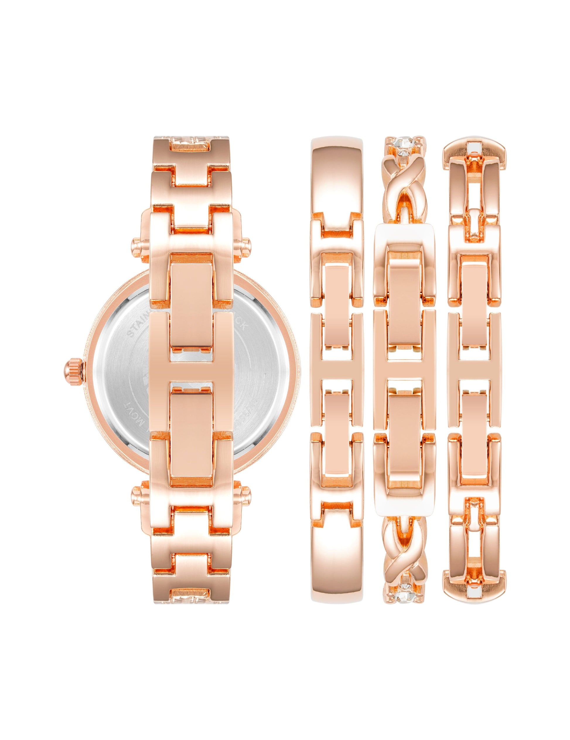 Anne Klein Showstopper Watch & Bracelet Set