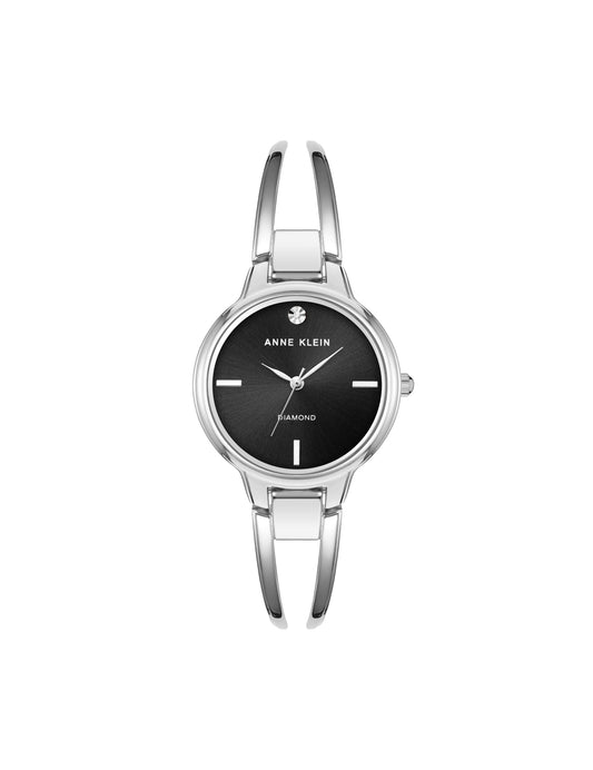 Anne Klein Diamond Accented Bangle Watch