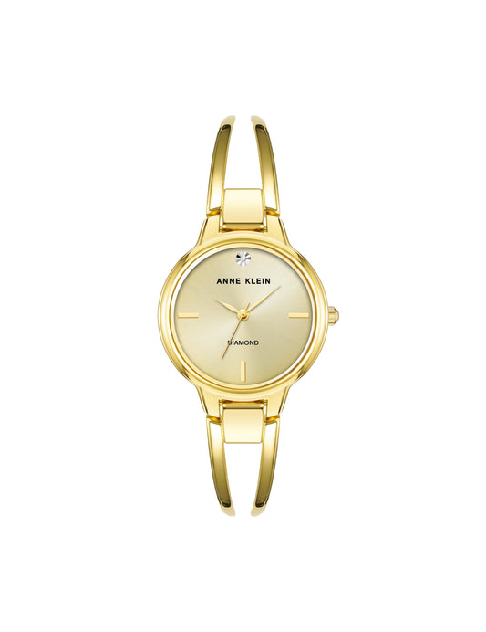 Anne Klein Diamond Bangle Watch