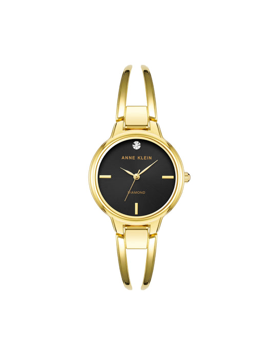 Anne Klein Diamond Accented Bangle Watch