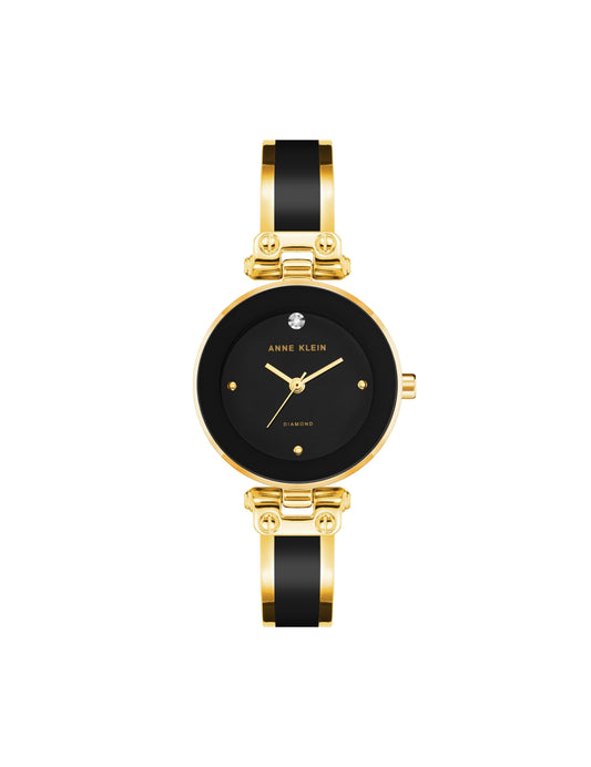 Anne Klein Diamond Accent Bangle Watch