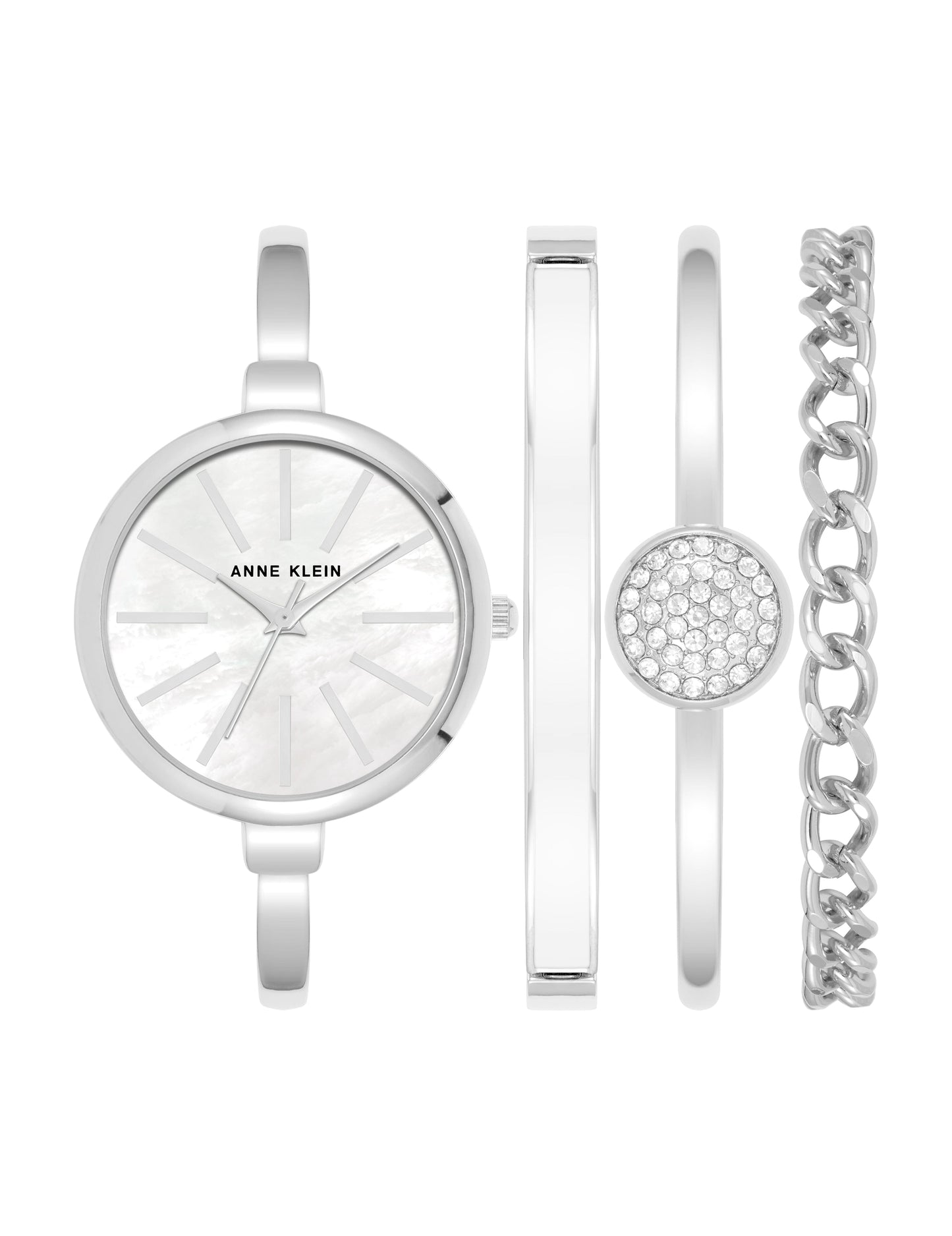 Anne Klein Sophisticated Watch & Bracelet Set