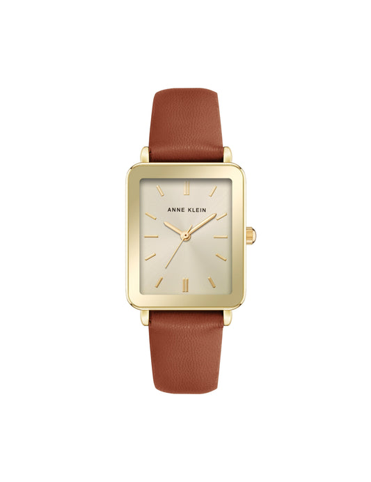 Anne Klein Rectangular Strap Watch