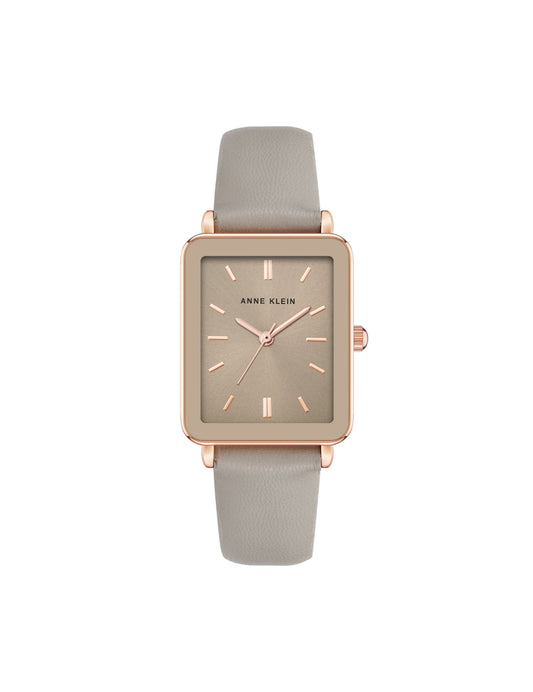 Anne Klein Rectangular Strap Watch