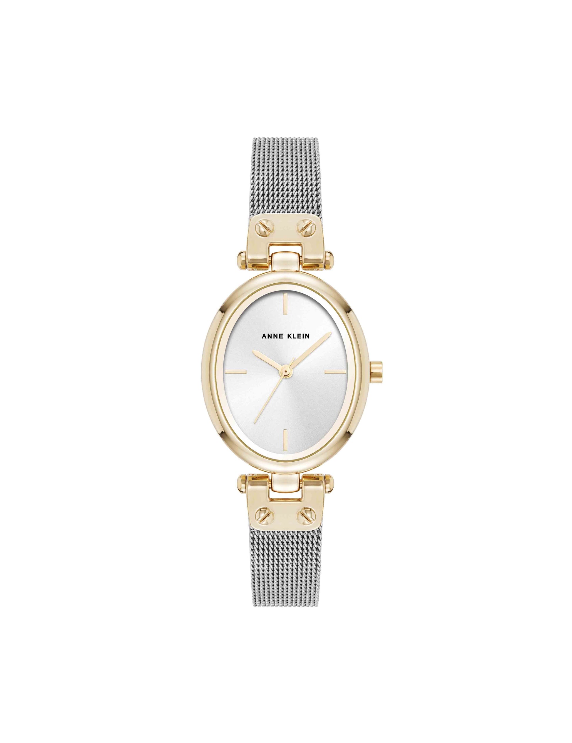 Anne Klein Oval Mesh Bracelet Watch