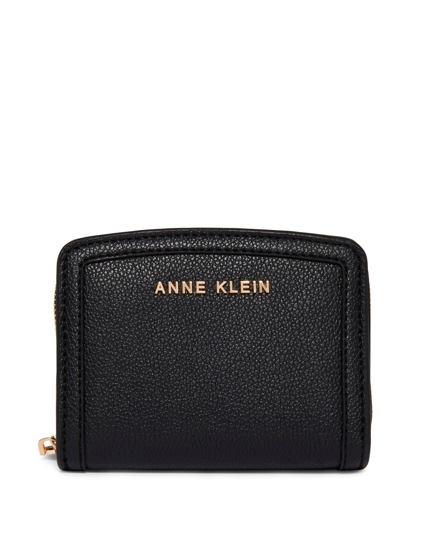 Anne Klein Small Curved Zip Wallet