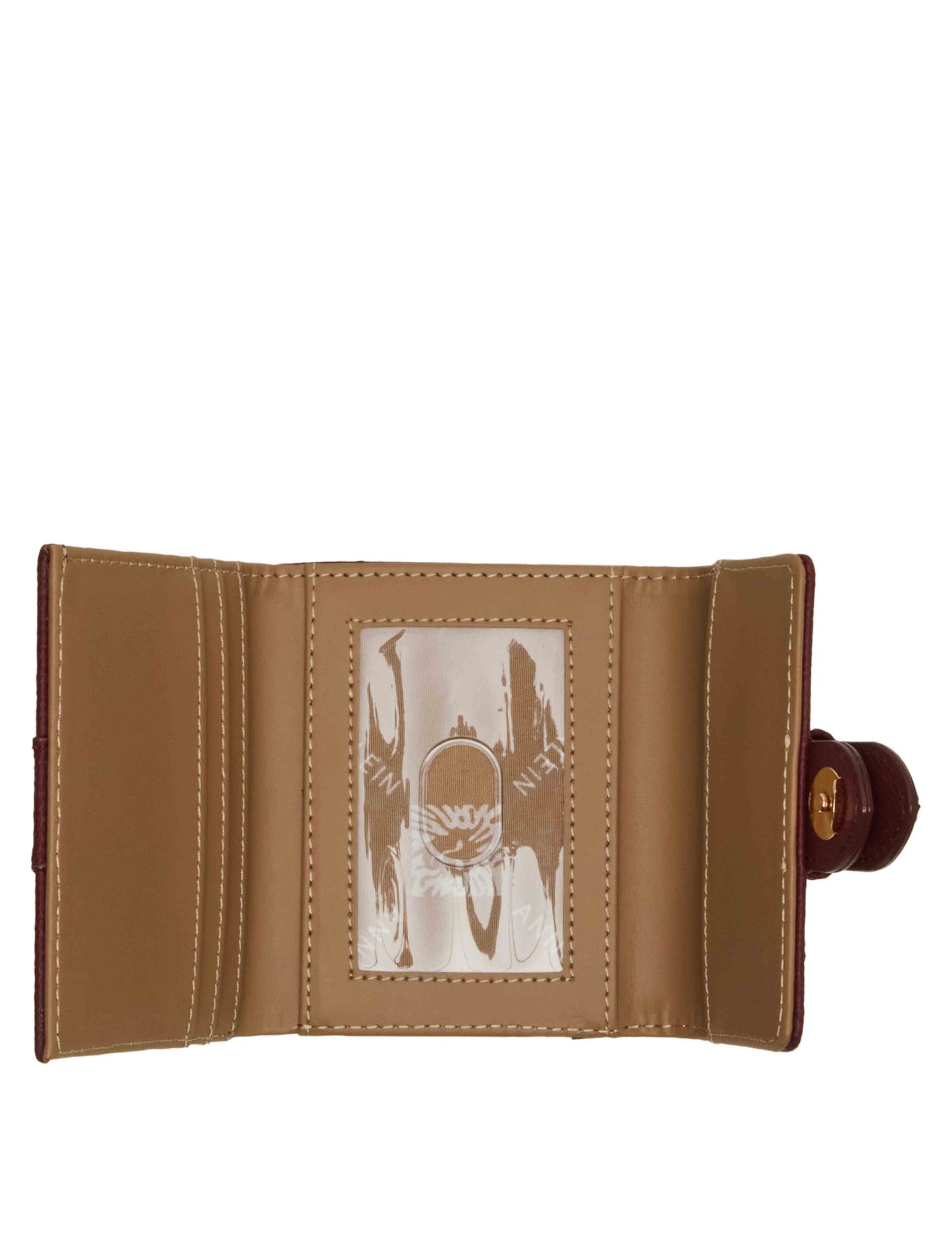 Anne Klein Covered Buckle Flap Wallet Gift Set, New Bordeaux