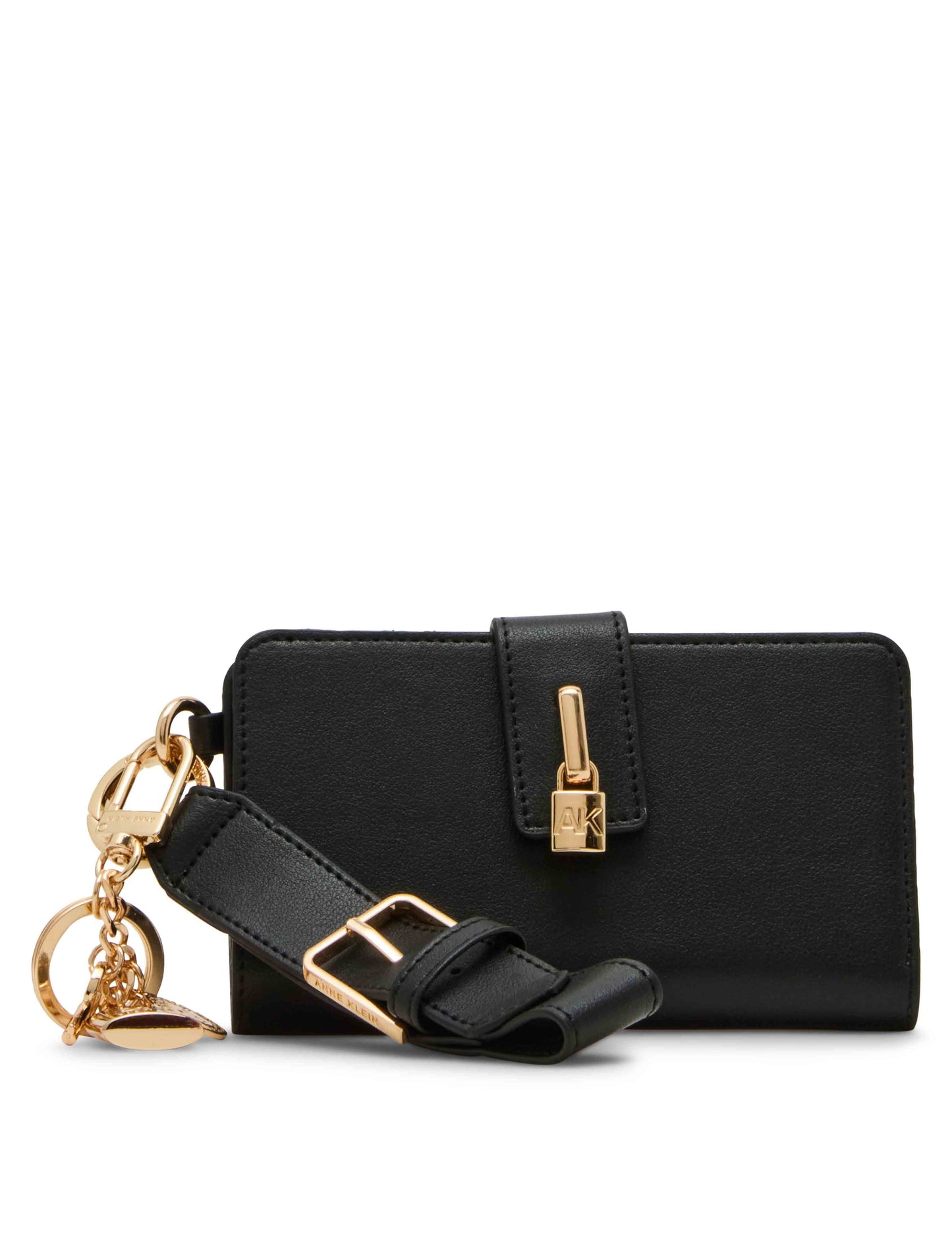 Anne Klein 2 Piece Gift Set with Lock Wristlet and AK Bag Charm