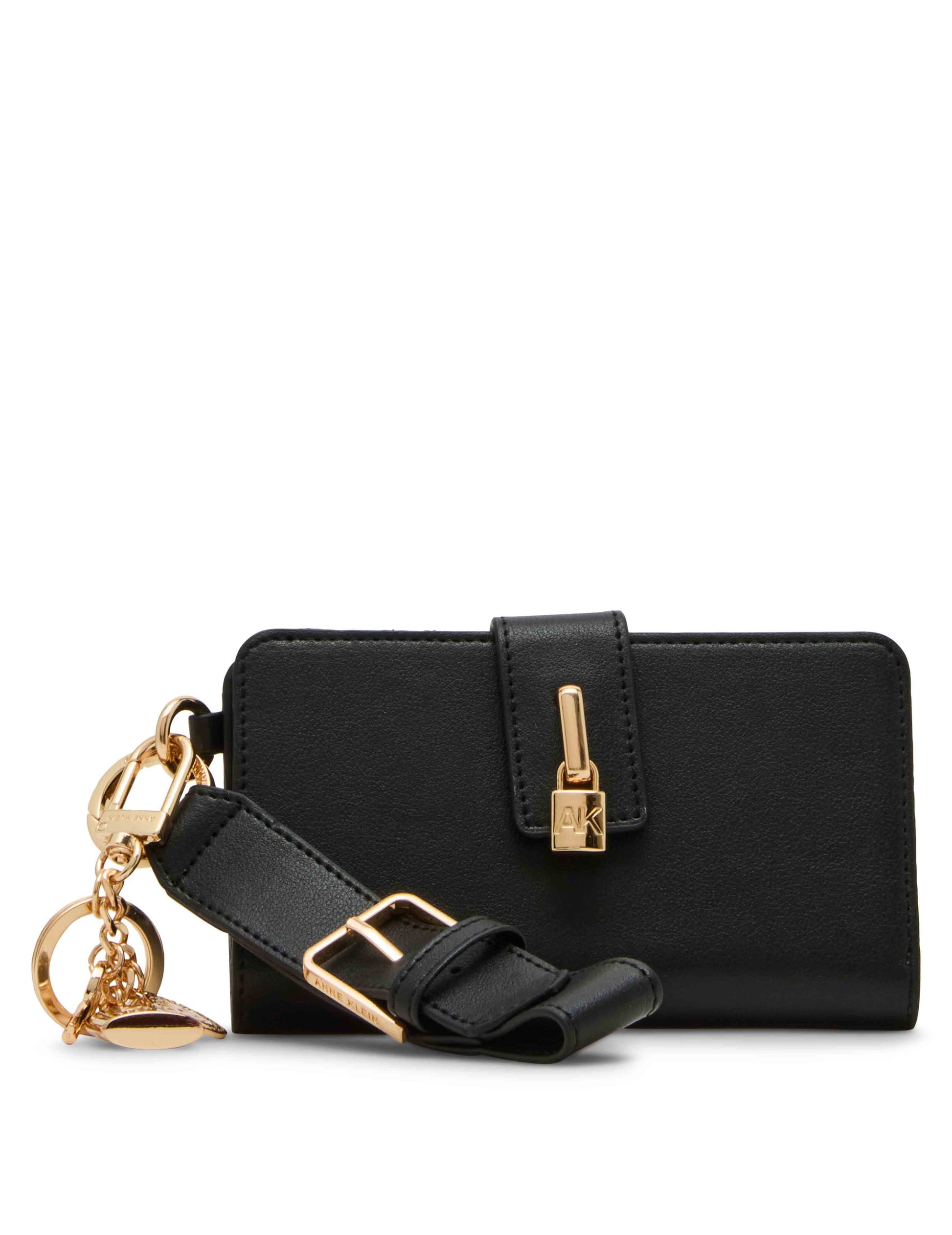 Anne Klein 2 Piece Gift Set with Lock Wristlet and AK Bag Charm