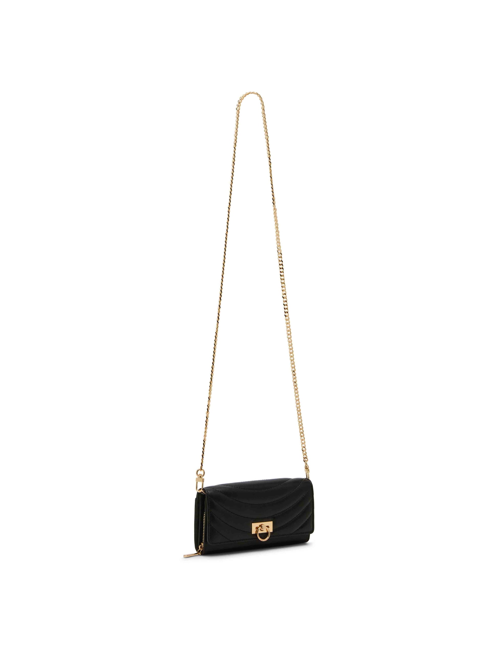 Anne Klein 2 Piece Gift Set with Flap Crossbody and Bifold Wallet