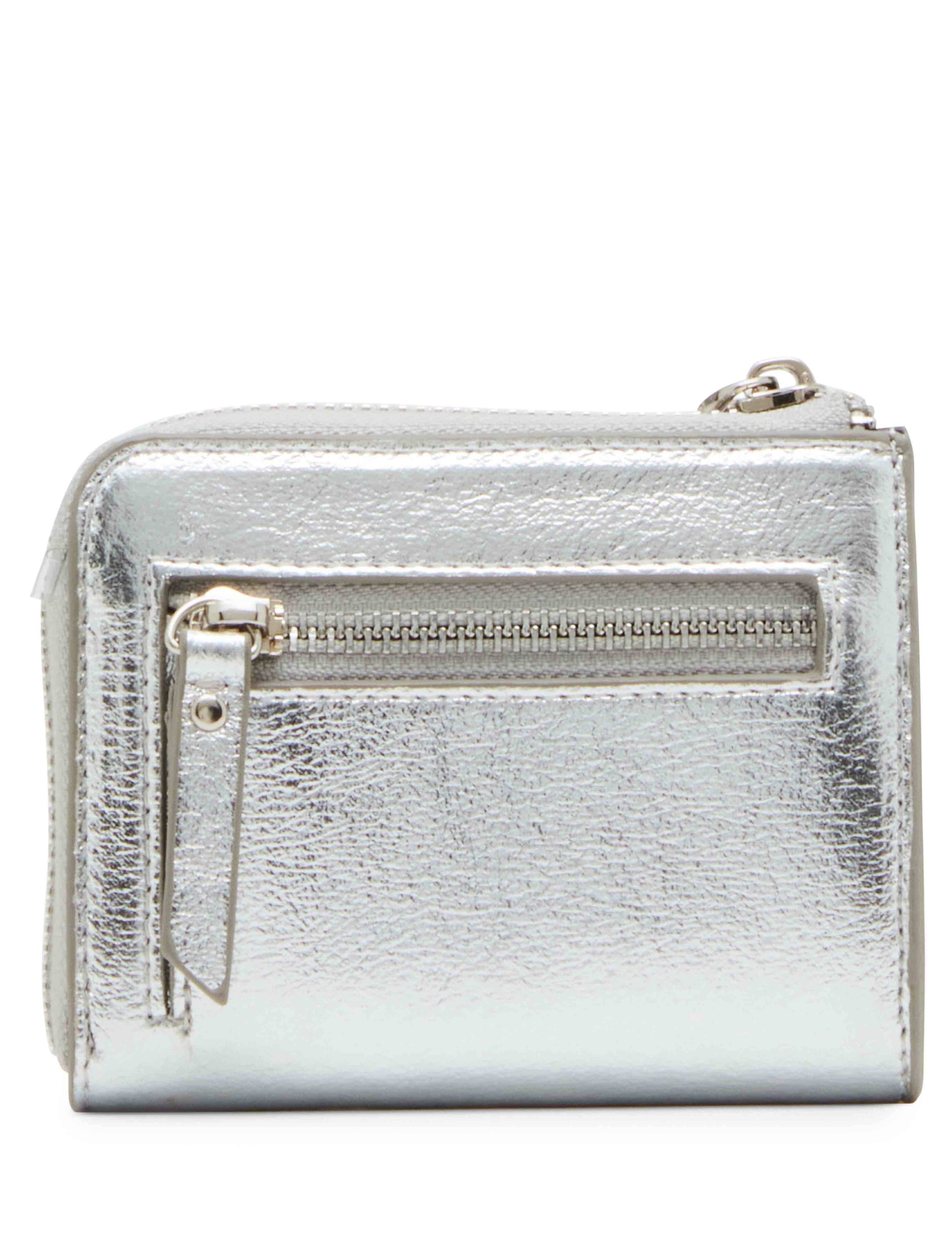 Anne Klein 2 Piece Envelope Flap Curved Wallet With Rhinestones