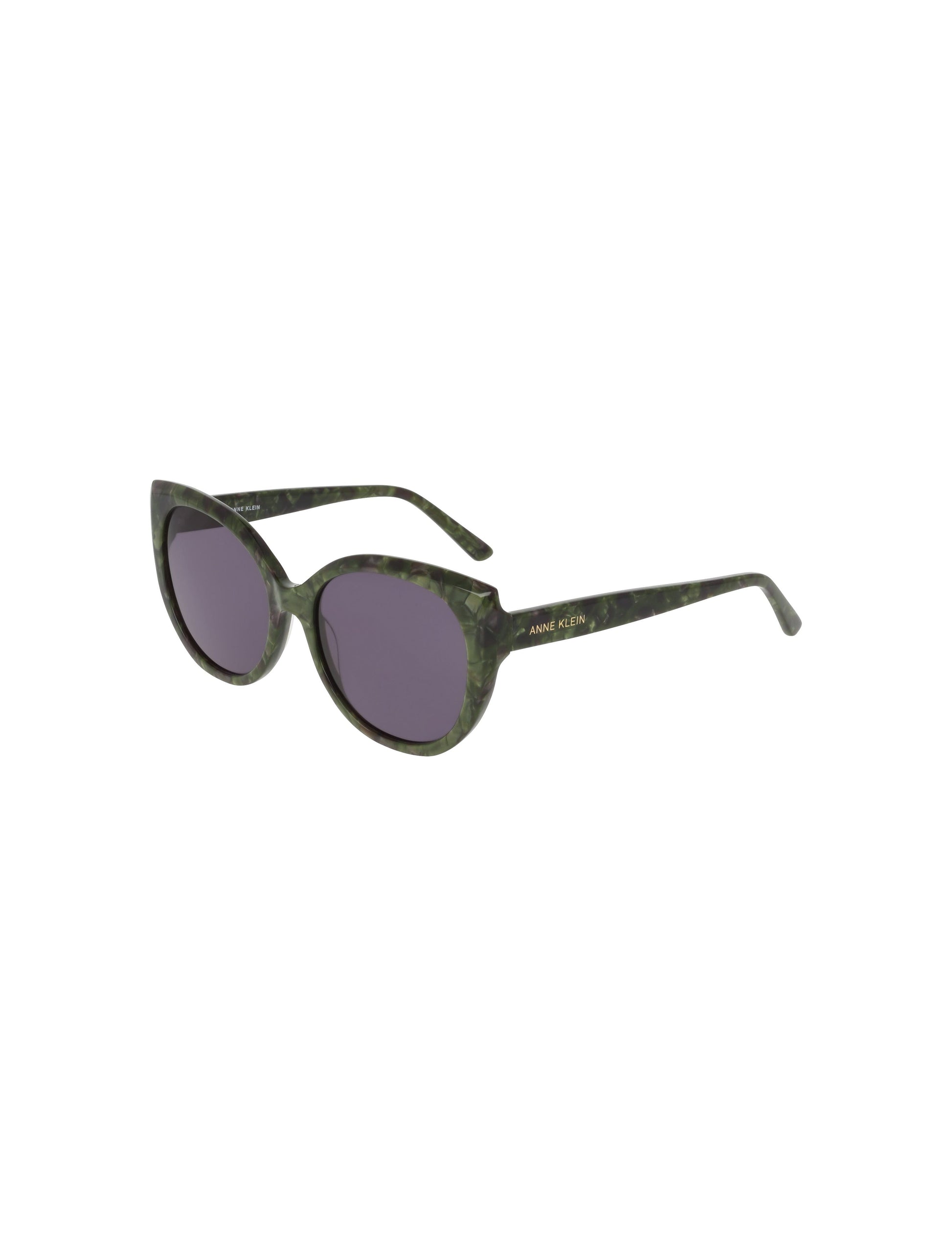 Anne Klein Cat-Eye Marbleized Sunglasses