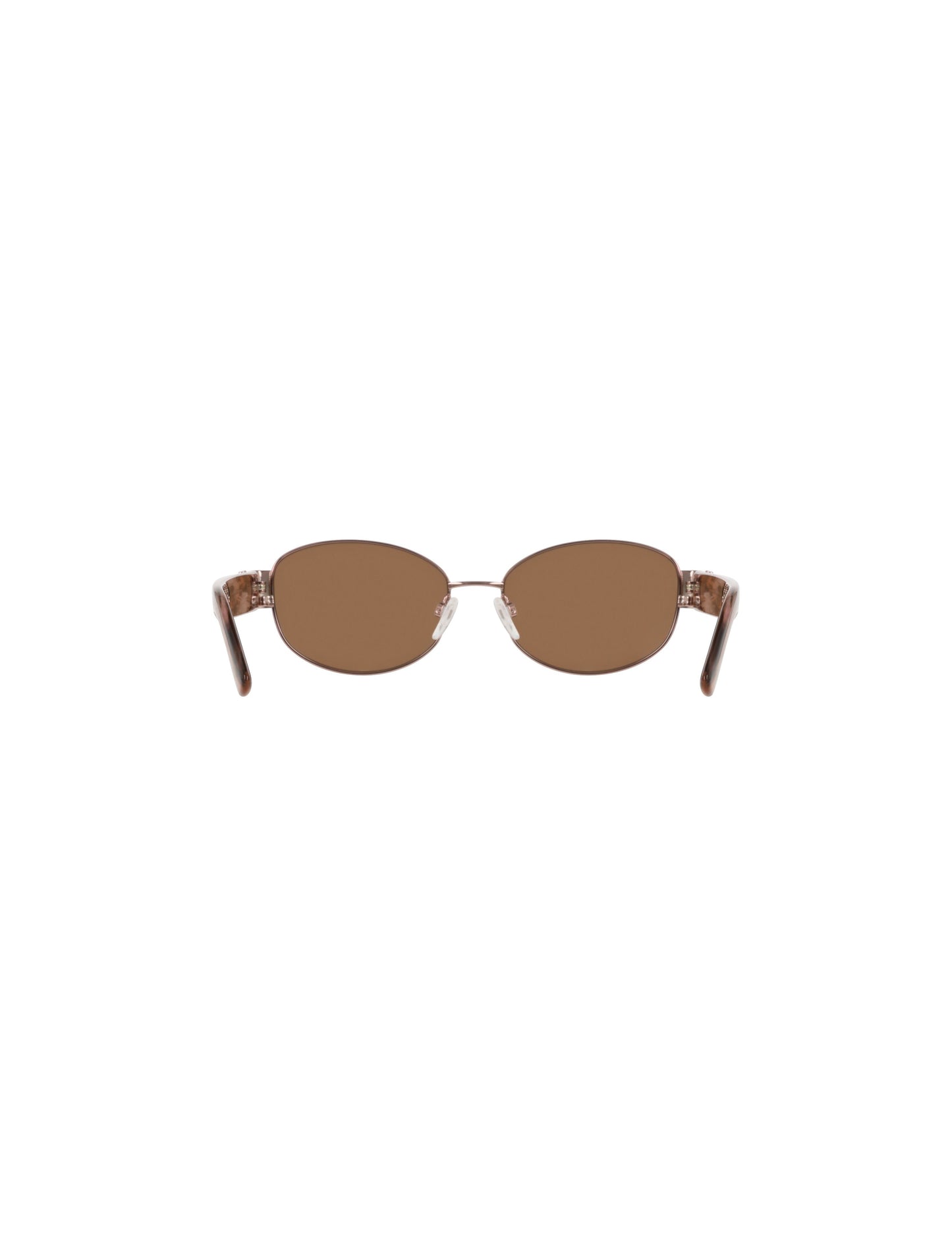 Anne Klein Oval Metal Frame Sunglasses