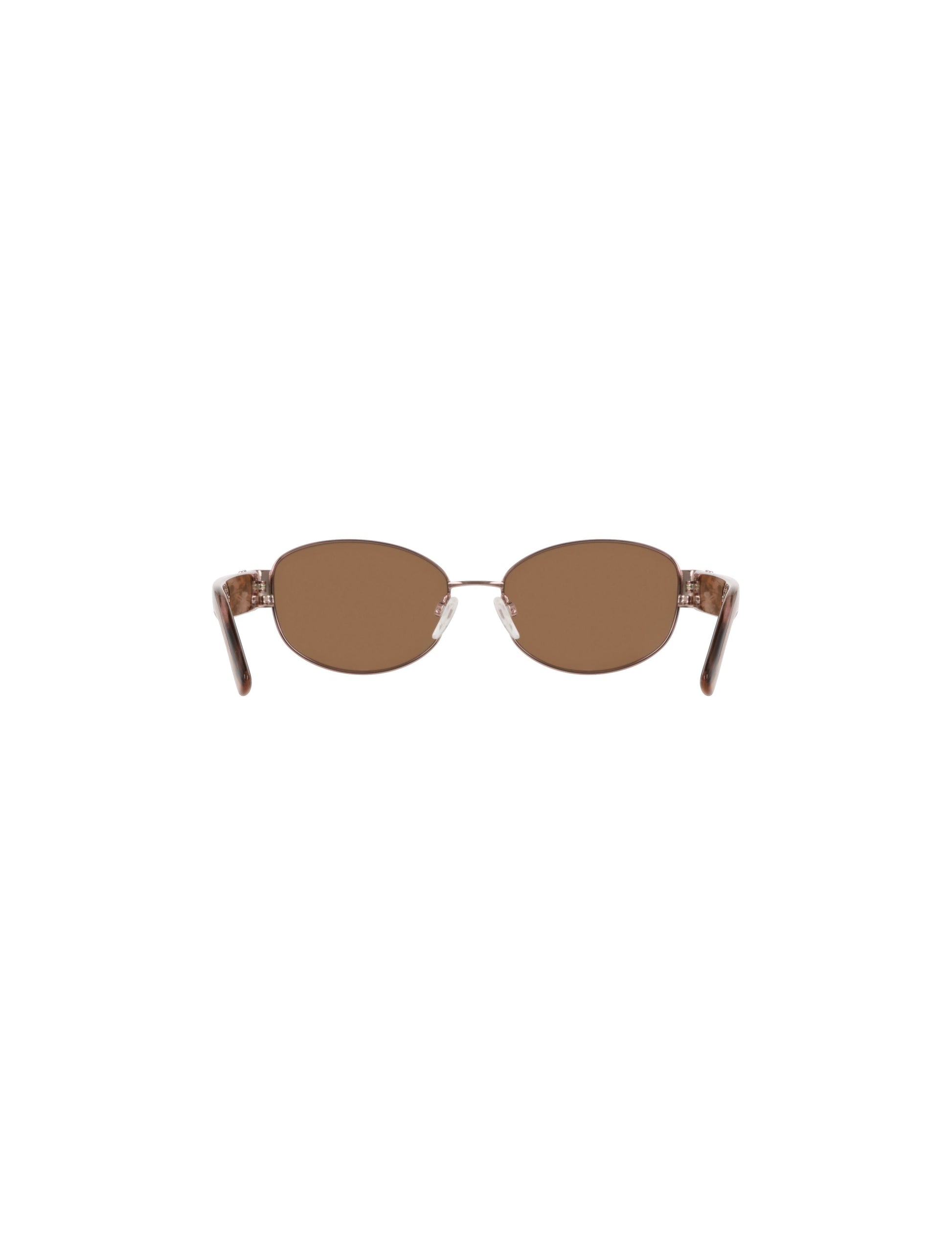 Anne Klein Oval Metal Frame Sunglasses