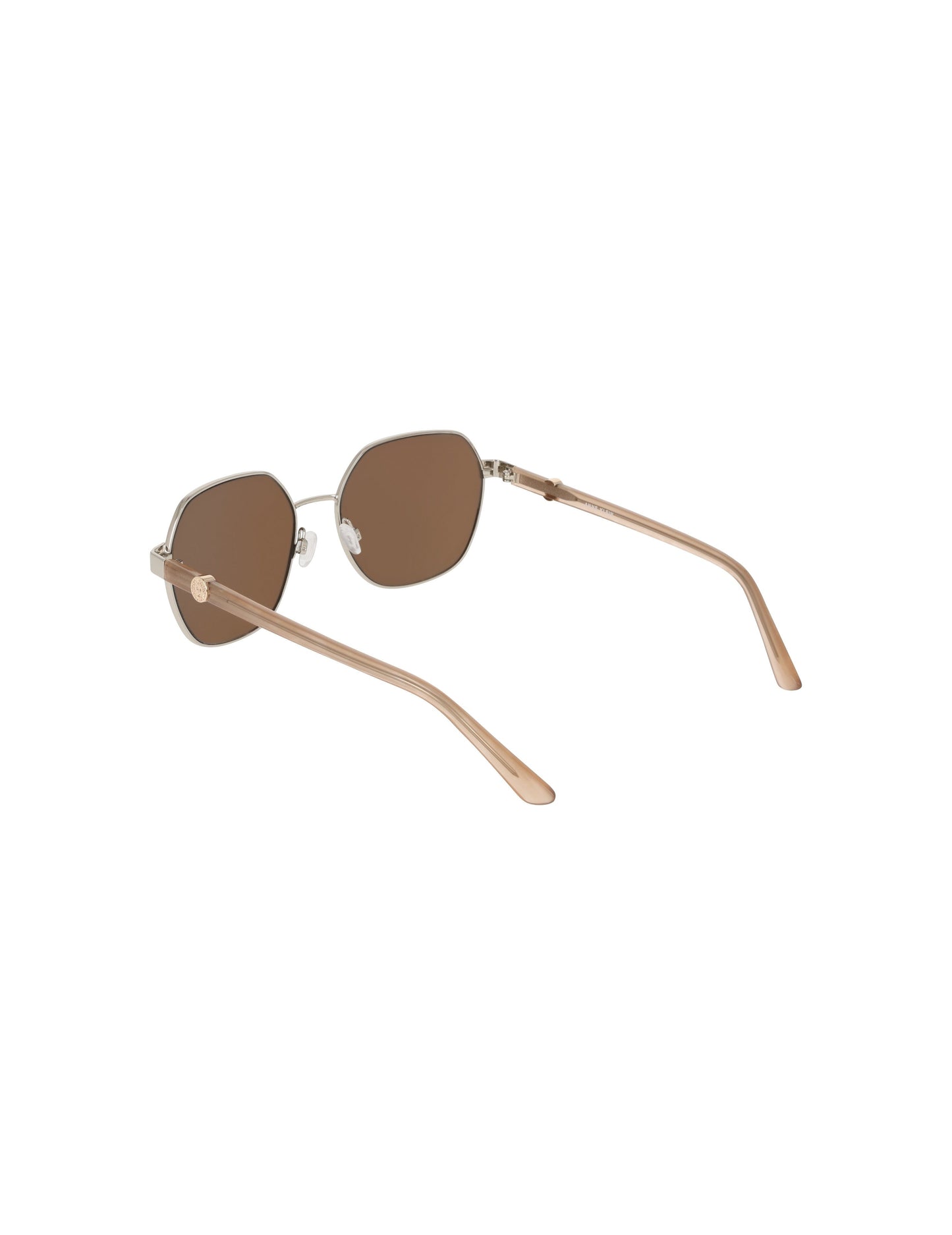 Anne Klein Two-Tone Square Metal Sunglasses