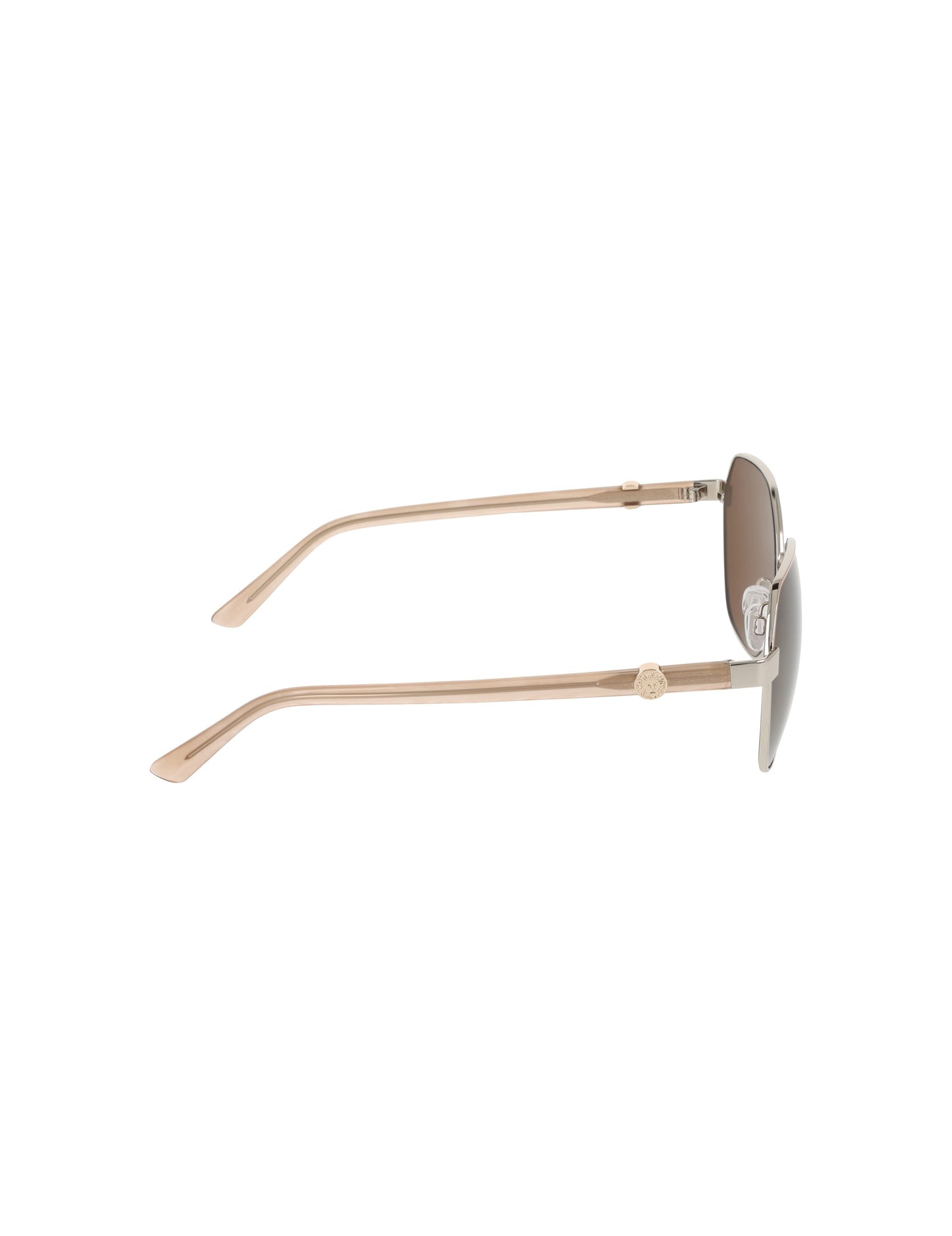 Anne Klein Two-Tone Square Metal Sunglasses