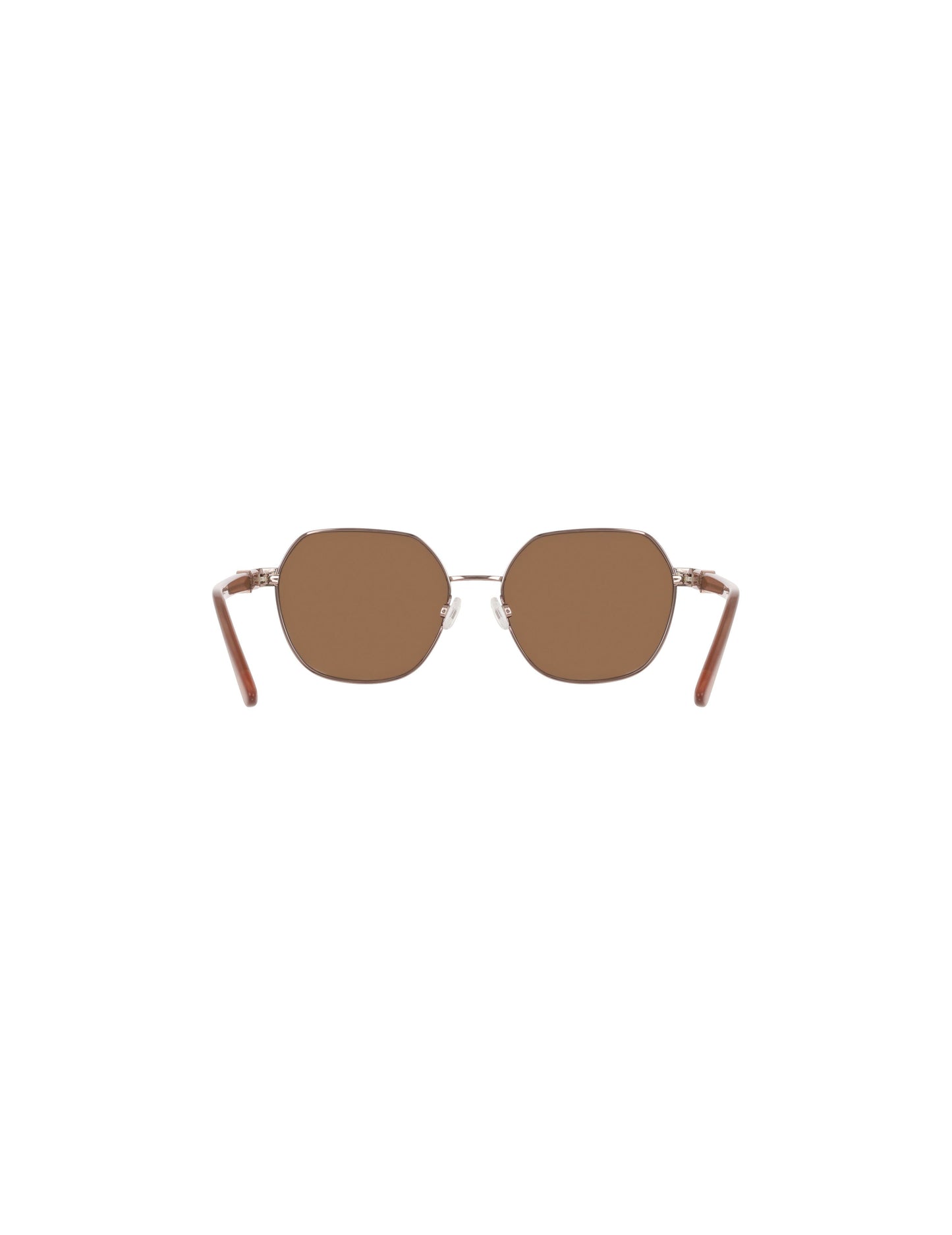 Anne Klein Two-Tone Square Metal Frame Sunglasses