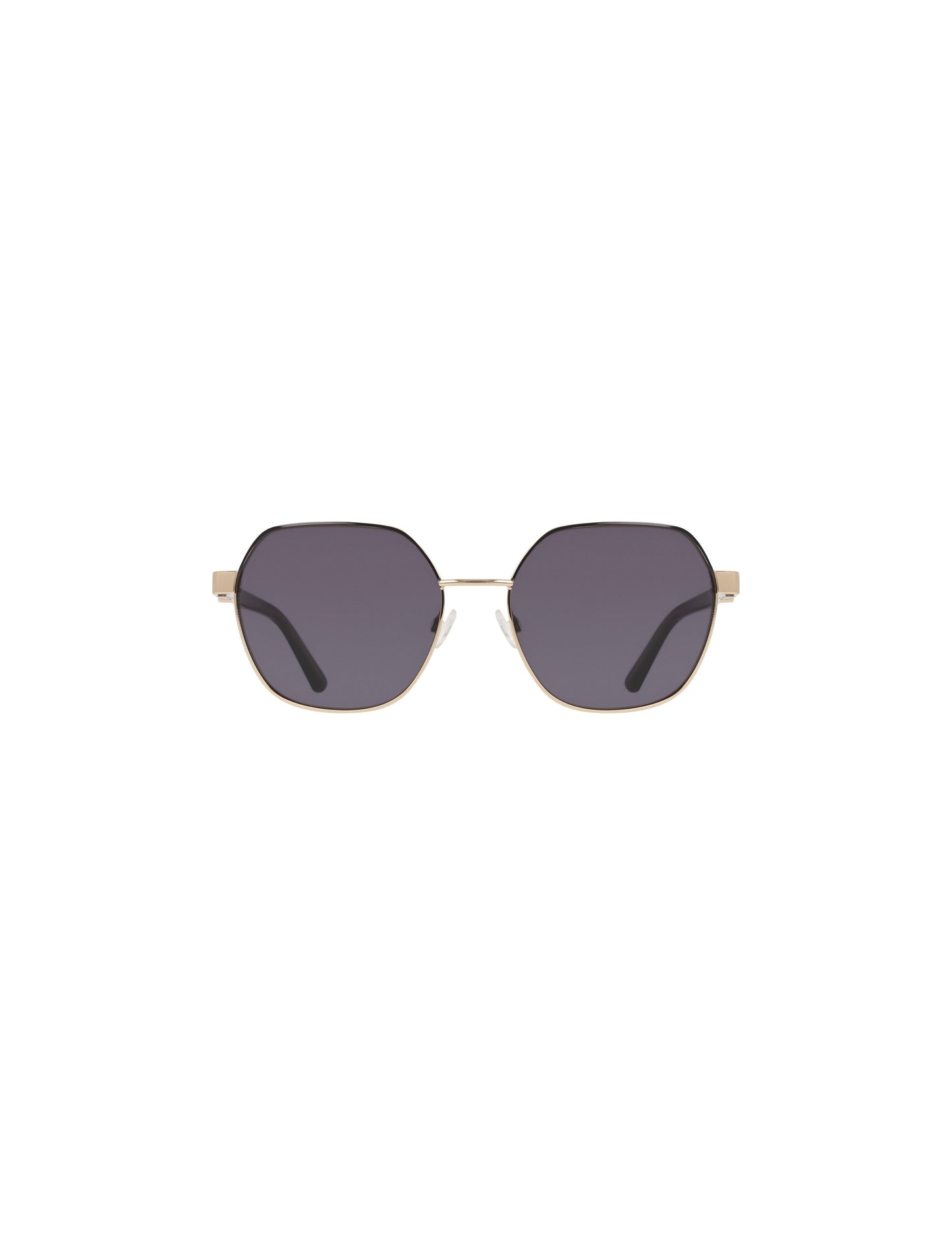 Anne Klein Two-Tone Square Metal Frame Sunglasses