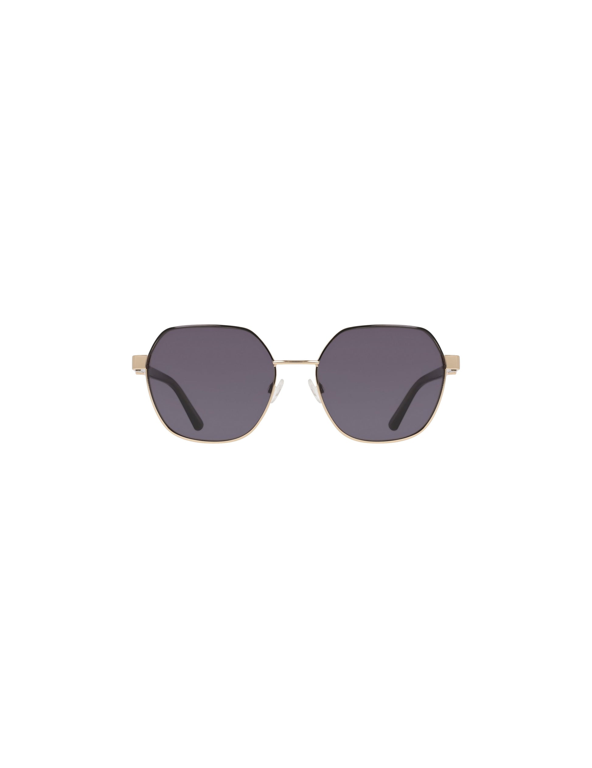 Anne Klein Two-Tone Square Metal Frame Sunglasses