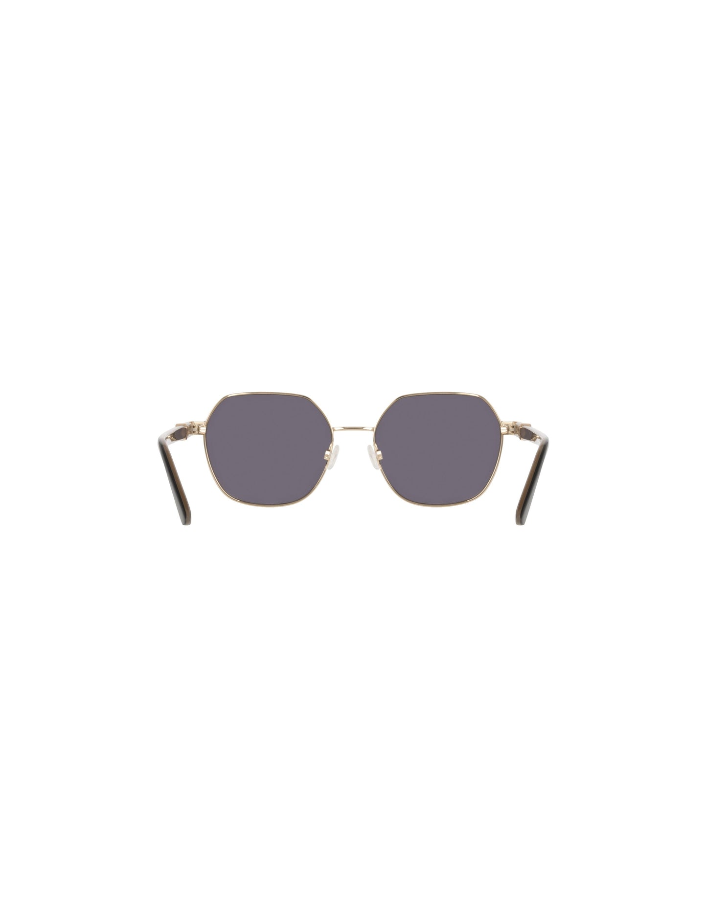 Anne Klein Two-Tone Square Metal Frame Sunglasses