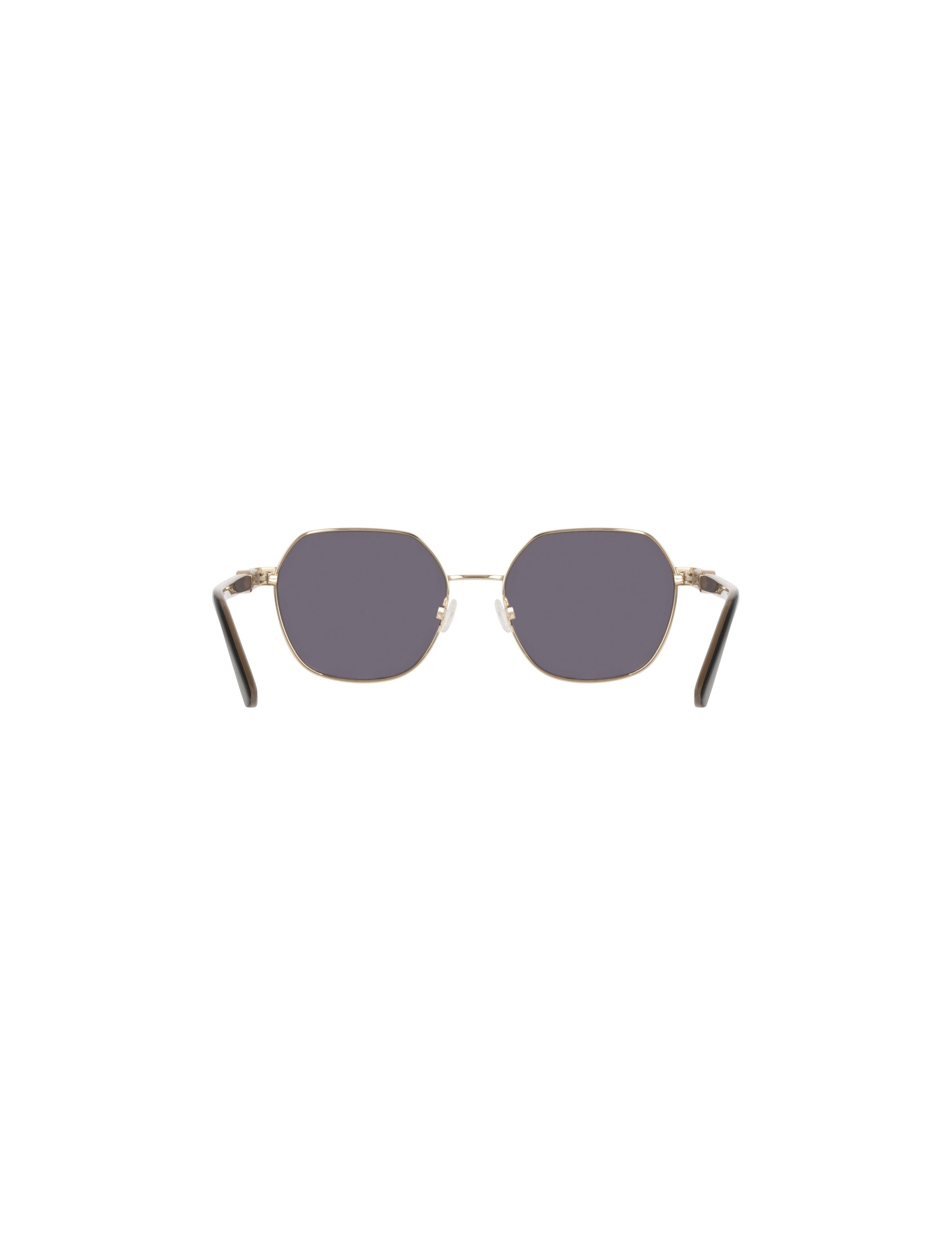 Anne Klein Two-Tone Square Metal Frame Sunglasses