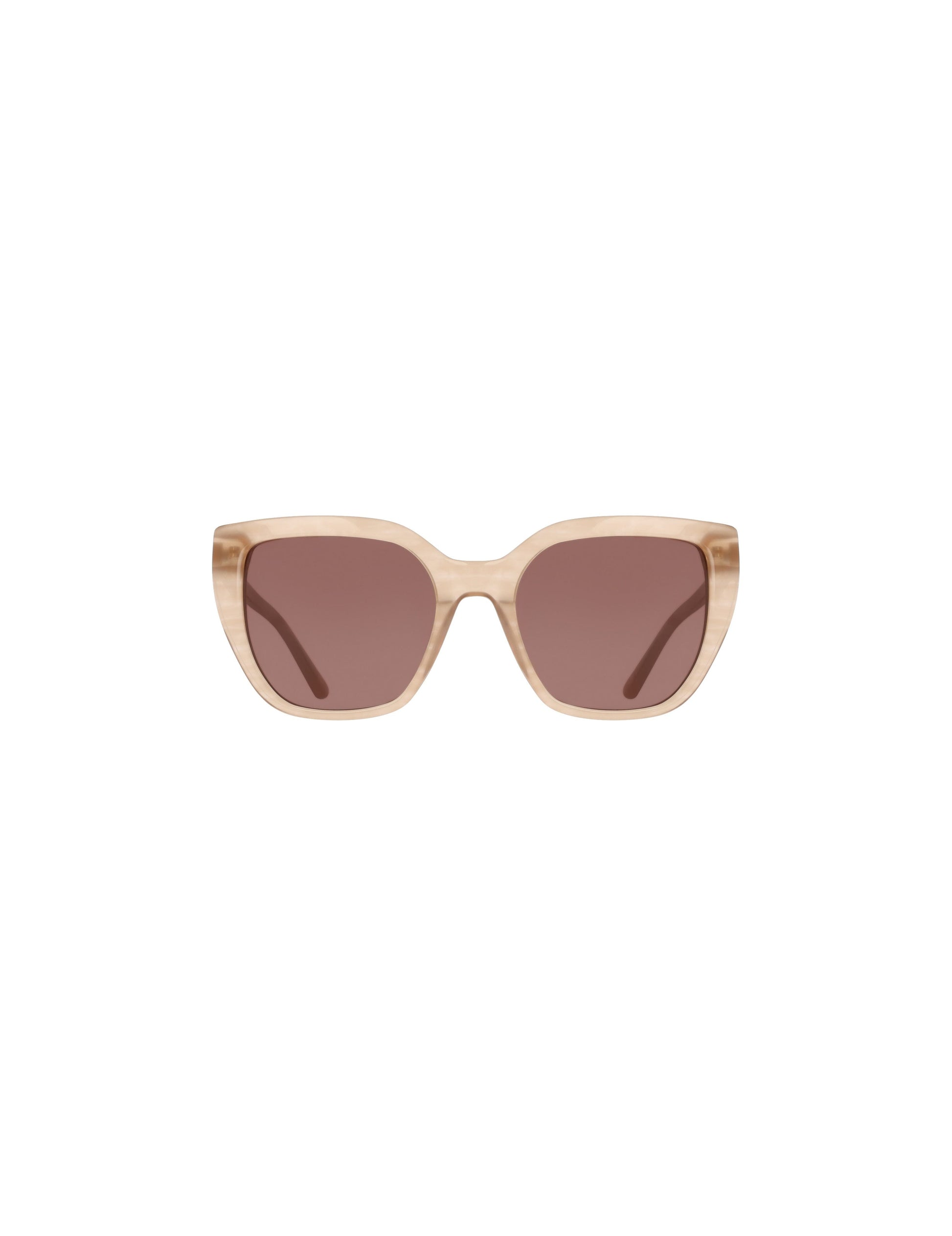 Anne Klein Square Acetate Sunglasses with Uplifting Frame