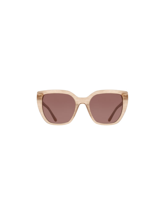 Anne Klein Square Acetate Sunglasses with Uplifting Frame