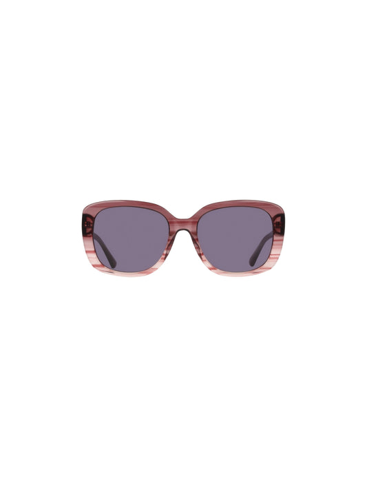 Anne Klein Oversized Square Frame Gradient Lens Sunglasses